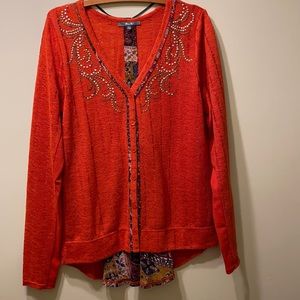 Miss Me cardigan. Womens large.